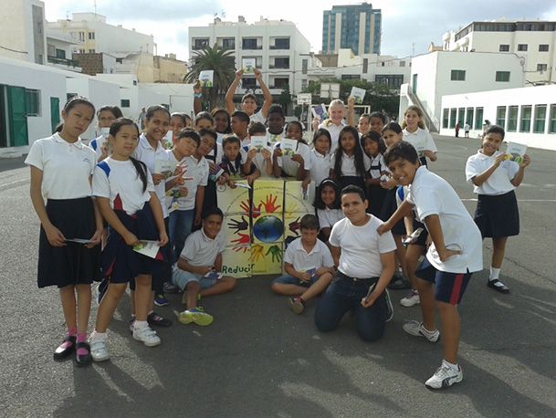 Talleres Lanzarote recicla Langaia 2014