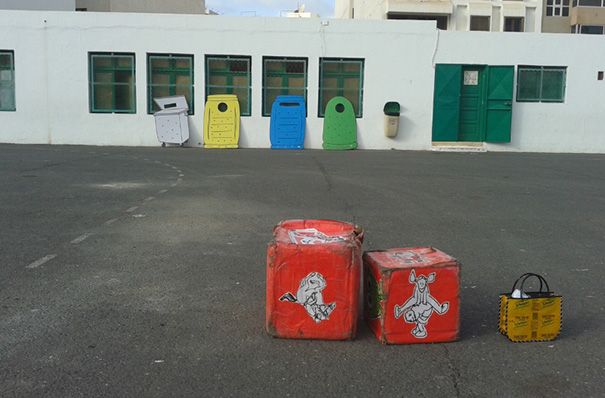 Talleres Lanzarote recicla Langaia 2014